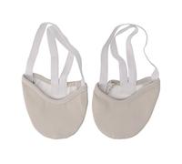 fatteryu Demi-Simili Cuir Semelle Ballet Pointe Chaussures de Danse Rythmique Gymnastique Pantoufles Abricot S