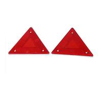 fatteryu Lot de 2 réflecteurs triangulaires pour feux arrière, remorque, camion de pompiers, voiture