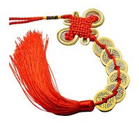 FATTERYU Noeud Chinois Chanceux 3/6/8/9/10 Noeud de Voiture de Bijoux Noeud Chinois Gland