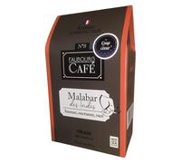 FAUBOURG CAFE - Café en Grains Décaféiné Malabar Des Indes, Arôme Riche et Doux (250g) - Le Lot De 3