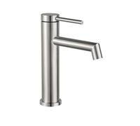 Fauce de salle de bain en acier inoxydable moderne pour bassin grand mélangeur d'eau froide chaude robinet de vanité