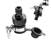 Faucet Adapter | Garden Car Washer Faucet Connector | Fit 5/8 Pouce 1/2 Pouce Twist-On Heavy Duty Hardware6.2cm/2.44 Inches Machine Dishwasher Kitchen Garden Agriculture