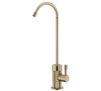 Faucet Drinking Water Tap, Kitchen Sink Taps, for Undercounter Filter 1/4,Brushed Gold