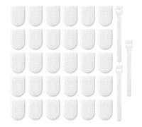 Faucet Filter Cotton Bag 30pcs Universal Tap Water Filter Bags With Fastening Straps, High-Density Cotton Sediment Purifier For Hard Water Limescale Rust Sand