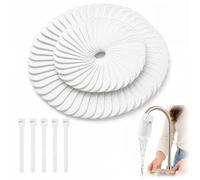 Faucet Filter Cotton Bag, Faucet Filter Bag for Kitchen Sink and Bathroom Faucets, Universal Cotton Filters Bags for Cold and Hot Water (100Pcs)