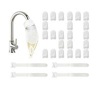 Faucet Filter Cotton Bag - Filters Bag For Filtering Tap Water | Fine Fiber Purification Socks | With Sediment Barrier Layer Reusable Faucet Water Filter For Limescale Home Kitchen Bathtub Coffee