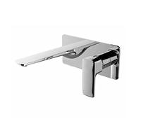 Faucet/Tap,Bathroom Basin Faucet, Brass Wall Mounted Single Handle Bathroom Taps, Hot & Cold Water Mixer