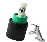 Faucet Valve Cartridge - Sturdy Durable Tap Brass Valve Cartridge Replacement, 2 Inch Single-Hole Cartridges | Drip-Free Replacement For Faucet For Kitchen Bathroom Shower Basin Plumbing Repair