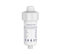 Faucet Water Filter, Easy Installation Purifier, 3.5x2.2 Inches Dirt Catcher with Mesh, Ceramic Purification Tool, Mineral Layer with Transparent Style, Home Supply for Apartment Dorm