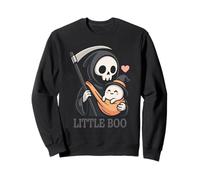 Faucheur Halloween Tenant bébé fantôme scène Mignonne Sweatshirt