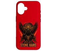 Faucheuse ailée sur Le trône Ardent de crânes Coque pour iPhone 16