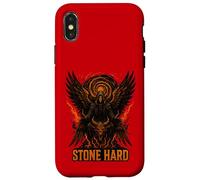 Faucheuse ailée sur Le trône Ardent de crânes Coque pour iPhone X/XS
