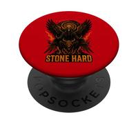 Faucheuse ailée sur Le trône Ardent de crânes PopSockets PopGrip Adhésif
