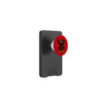 Faucheuse ailée sur Le trône Ardent de crânes PopSockets PopWallet pour MagSafe