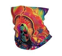 Faucheuse Âme Démoniaque Rainbow Spatial Noir Néon Homme Femme Couvre-Chef Élastique Headwrap Étanche À La Poussière Écharpe Tube pour Homme Cyclisme Course À Pied