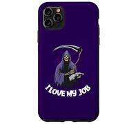 Faucheuse amusante « I Love My Job » pour Halloween Coque pour iPhone 11 Pro Max