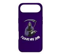 Faucheuse Amusante « I Love My Job » pour Halloween Coque pour iPhone Air