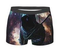Faucheuse Cape Faucille De La Mort Galaxie Noire Homme Boxershorts Classique Caleçon De Sport Mode Caleçon Boxeur Breathable Caleçons S