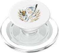 Faucheuse de bière blanche amateurs de bière tête de mort drôle PopSockets PopGrip pour MagSafe