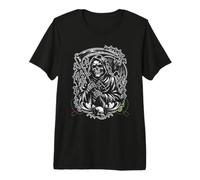 Faucheuse Gothique - Faucheuse épineuse Esprit de la Mort T-Shirt Haut de Gamme