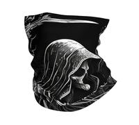 Faucheuse Mystique Mort Sombre Unisexe Cache Cou Thermique Bandana Léger Bandeau pour Ski Voyage Moto Sport