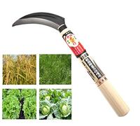 Faucille Scie Dents Manuel Japonaise Acier SK-5 Récolte Légume Potager Désherbage Mauvaises Herbes Outil Jardin Jardinage Fabriqué au Japon