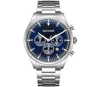 Faucon Chrono F10007 - Homme - 44 mm - Analogique - Quartz - Verre recouvert de saphir