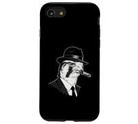 Faucon Cigare Mafia Gangster Portrait Coque pour iPhone SE (2020) / 7/8