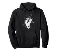 Faucon Cigare Mafia Gangster Portrait Sweat à Capuche