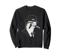 Faucon Cigare Mafia Gangster Portrait Sweatshirt