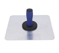 Faucon de plâtre en aluminium avec poignée en caoutchouc souple pour application de mortier de ciment - Panneau de mortier en aluminium léger de 30 x 30 cm pour étaler et lisser