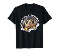 Faucon drôle jetant Un Coup d'œil Mignon aux Animaux du Zoo T-Shirt