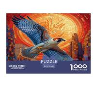 Faucon pèlerin 1000 Pièces Puzzles pour Adultes Enfants, Parfait pour Les Amateurs De Puzzles, Cadeau, Stimulant, Jeu Éduchatif, Qualité Premium 70x50cm/1000pcs