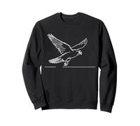 Faucon Pèlerin Dessin Ornithologue Sweatshirt