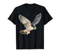 Faucon pèlerin x Falcon T-Shirt Graphique avec Valeur, Homme, Noir, M