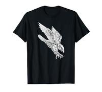 Faucon Robot aux Ailes Mécaniques, Aigle rétro et Machine T-Shirt
