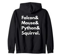 Faucon Souris Python Écureuil Programmation Langue Sweat à Capuche