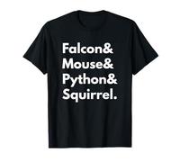 Faucon Souris Python Écureuil Programmation Langue T-Shirt