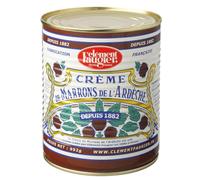 FAUGIER - Crème de Marrons Gourmande, Texture Fondante et Saveur Authentique (Boîte 992g) - Le Lot De 3