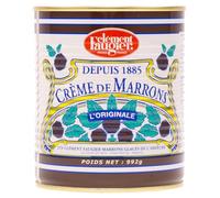 Faugier - Crème de Marrons Sucrée aux Châtaignes et Arome Naturel de Vanille - la boite de 992g - Le Lot De 4