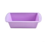 Fauhapyway à Cake Silicone Antiadhésif 19x9cm pour Pain à Cake Silicone | pour surface antiadhésive, démoulage , déformation, pour idéal pour pain et cake, 19.2x9.5cm(Purple)