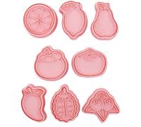 Fauhapyway à Gâteau Enfant Formes Fruits PP pour robuste à Gâteau Enfant | Design fruits ludiques, plastique PP résistant, pour idéal créativité culinaire, taille compacte, vif