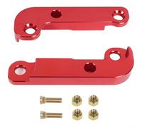 Fauhapyway Adaptateur de verrouillage de direction, pour BMW E36, pour M3, kit d'angle de dérive en alliage d'aluminium, performance de rotation améliorée, design léger 616 g (rouge)
