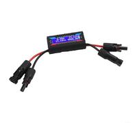 Fauhapyway Analyseur de puissance 150 A 200 A - Écran LCD rétroéclairé - Mesure du courant Watt Ah - Systèmes solaires photovoltaïques (150 A)