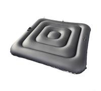 Fauhapyway Bâche gonflable carrée noire de 130 cm pour piscine et spa, couvercle isolé en PVC étanche à la poussière pour protection extérieure (avec poignée noire)