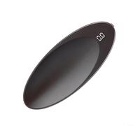 Fauhapyway Balance de cuisine électronique portable avec écran LCD - Pour thé et café - 0,1 g - 200 g - Rechargeable (bois d'ébène)