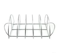 Fauhapyway Barbecue d'intérieur compact 38 cm pour petits balcons | Design demi-côtes, répartition homogène de la chaleur, cuisson constante, fruits de mer et desserts, préparation rapide