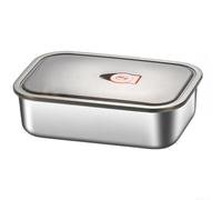 Fauhapyway Boîte à déjeuner isotherme en acier inoxydable 316L avec couvercle, passe au micro-ondes, anti-fuite, pour sandwich, salade, 23 cm (E)