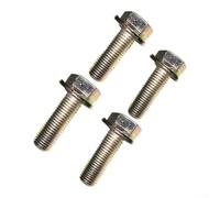 Fauhapyway Boulon flasqué M12x25mm pour fixation lourde(20pcs) | Flasque intégré, répartition charge, évite desserrage, idéal auto, construction