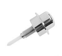 Fauhapyway Bouton de chasse d'eau pour Siamp Optima 49 Single Flush Push Remplacement Chrome plaqué ABS Mécanisme de libération d'eau (A)